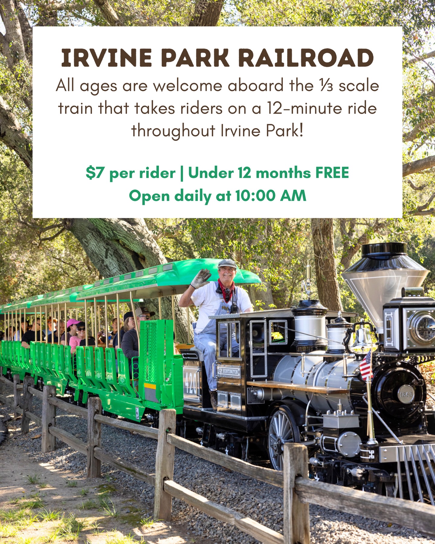 Irvine Park Railroad added a new photo. - Irvine Park Railroad