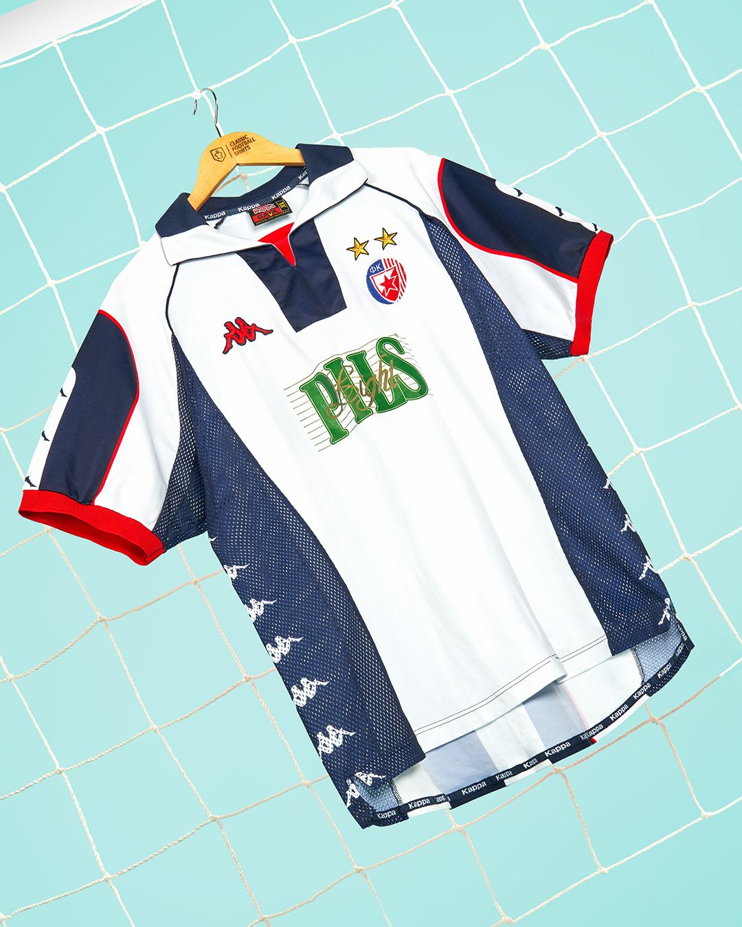 Red Star Belgrade 1998 Away by Kappa 🌟