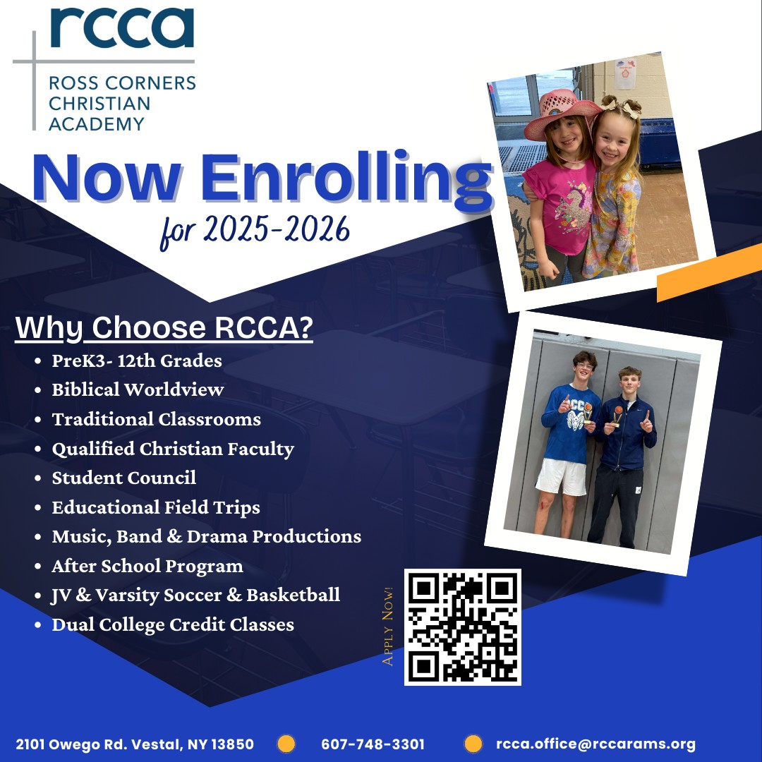 Ross - RCCA is currently taking applications for the 2025-2026 school ...