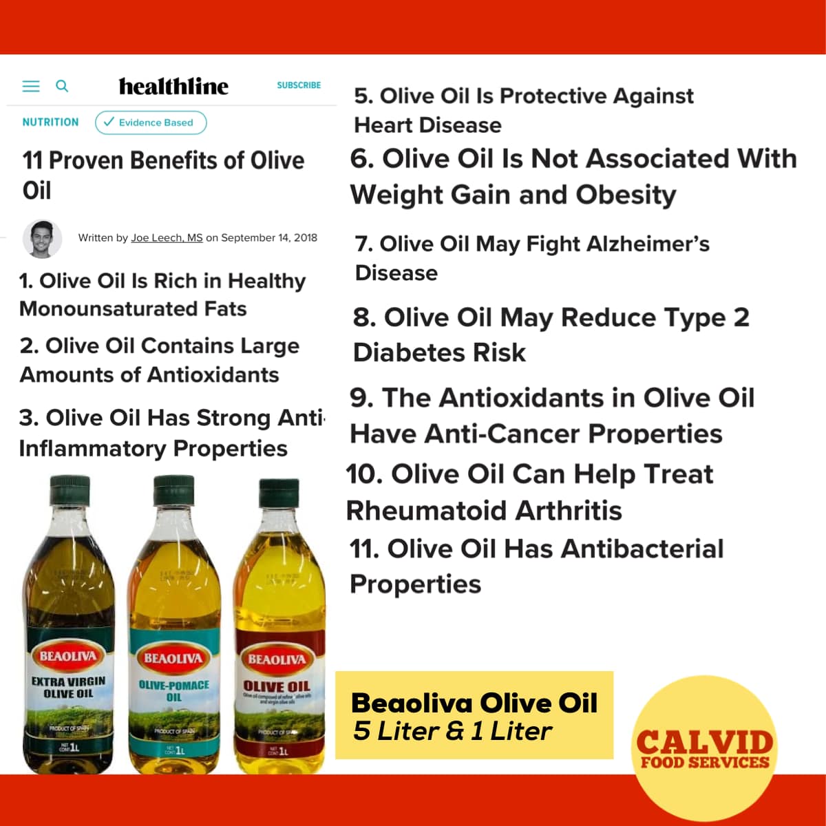 DID YOU KNOW? 🤔😲 BEAOLIVA Olive... - Calvid Food Ingredients | Facebook