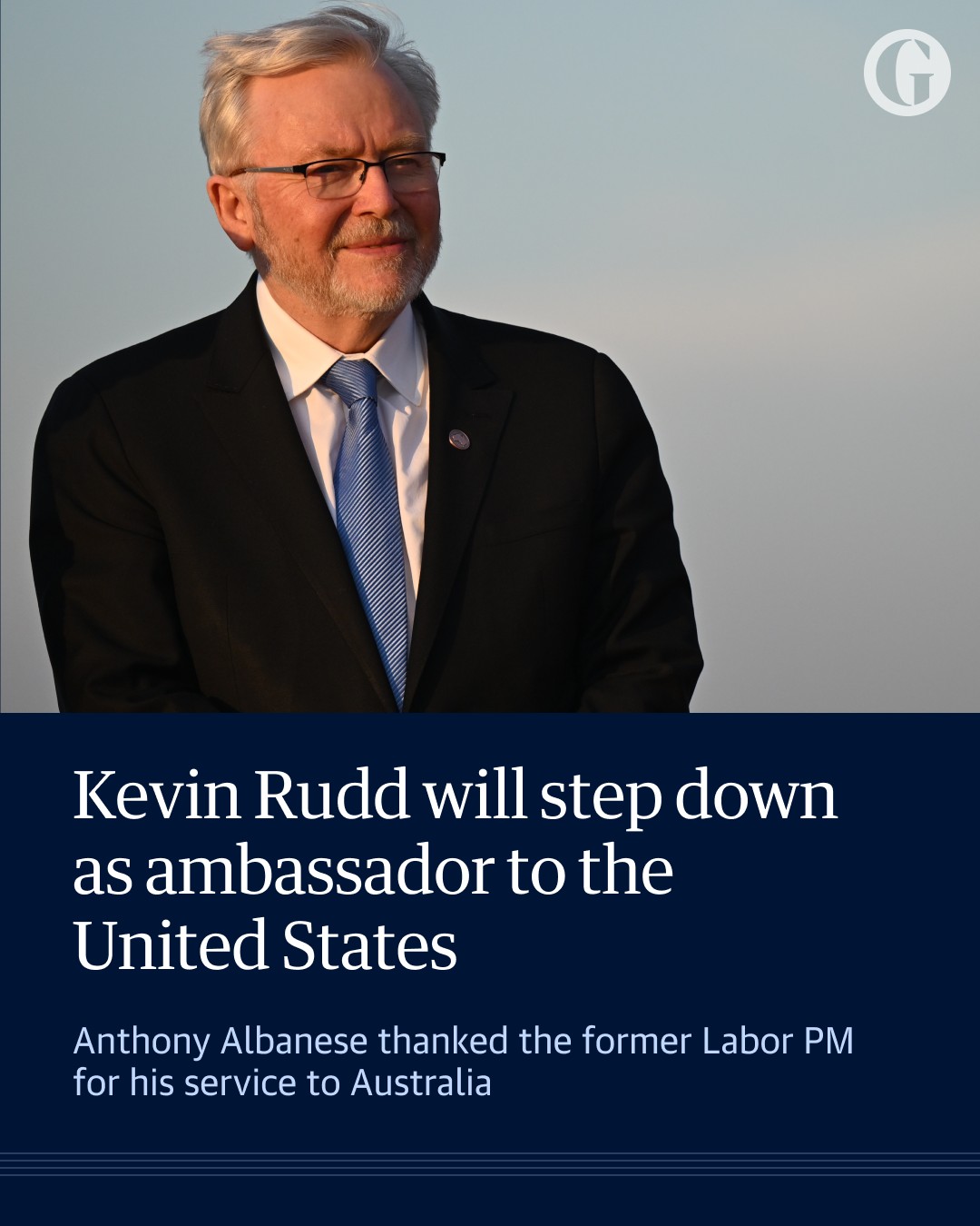 Kevin Rudd will step down from his... - Guardian Australia | Facebook