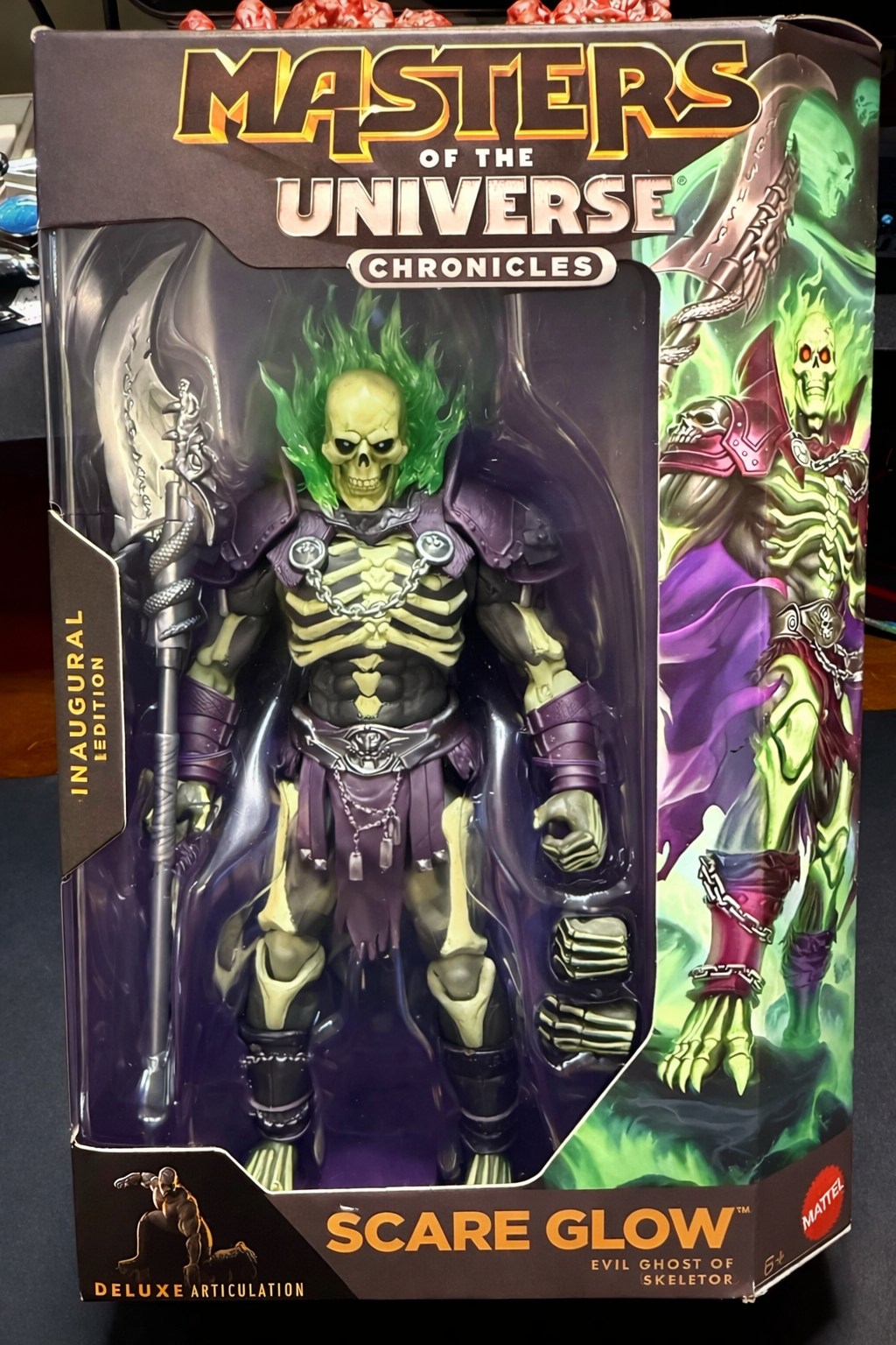 Mattel's new Masters of the Universe: Chronicles Scare Glow figure