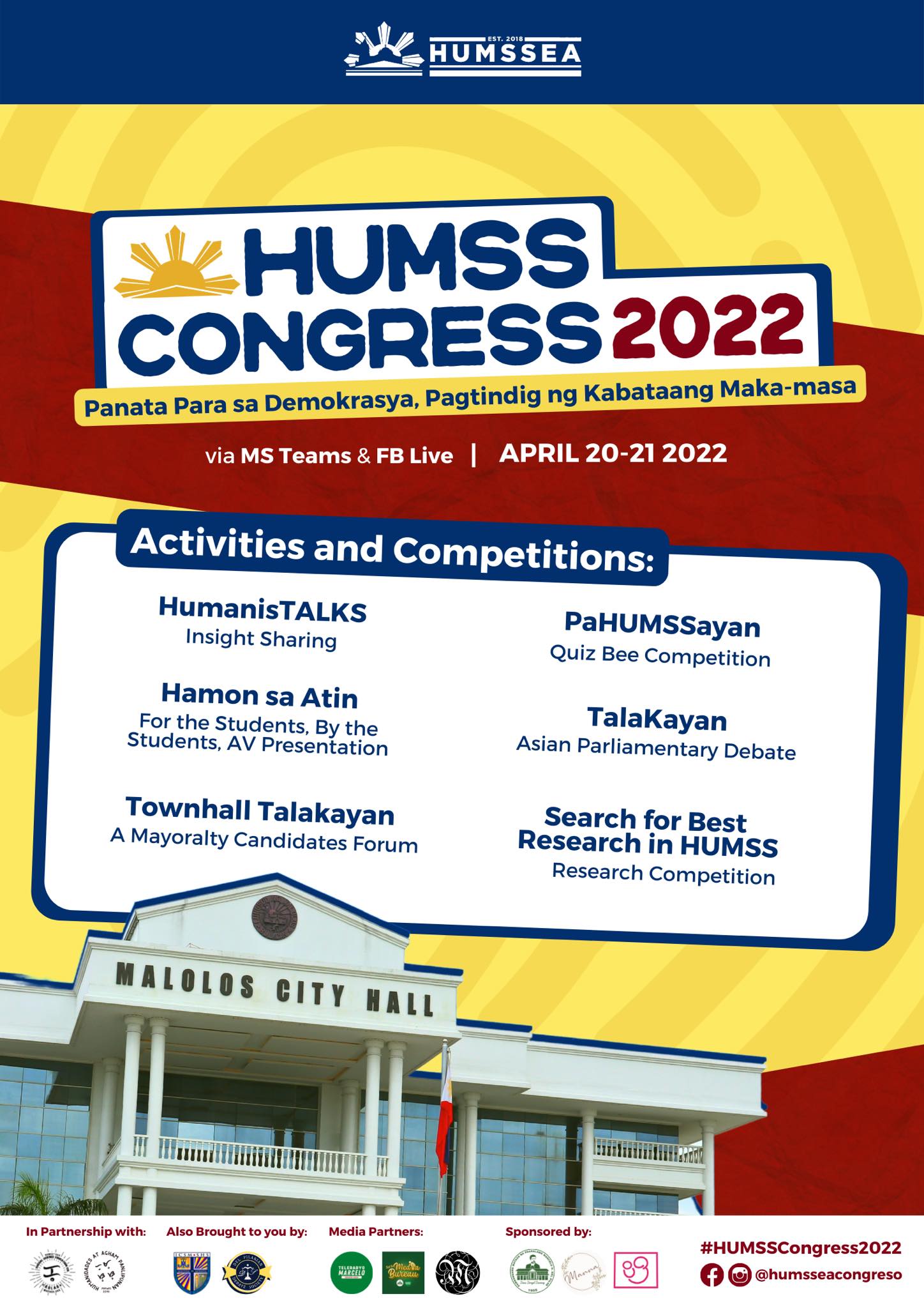 HUMSS Education Alliance - Malolos! Malolos! Lalarga na at handa nang ...