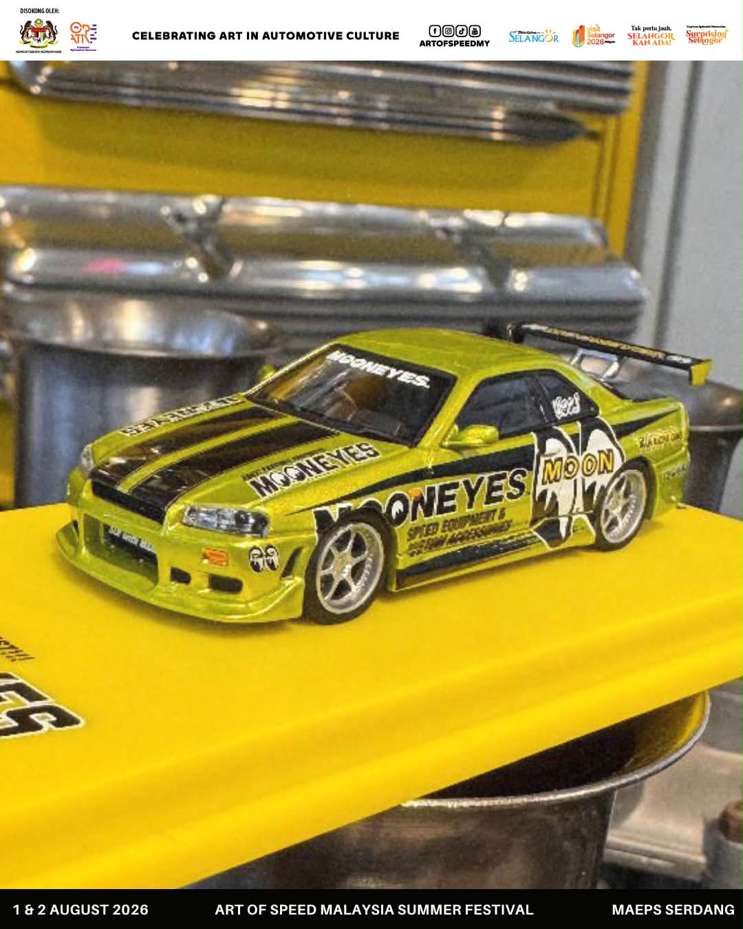 Official Reveal: Kyosho X MOONEYES - Art of Speed Special Edition