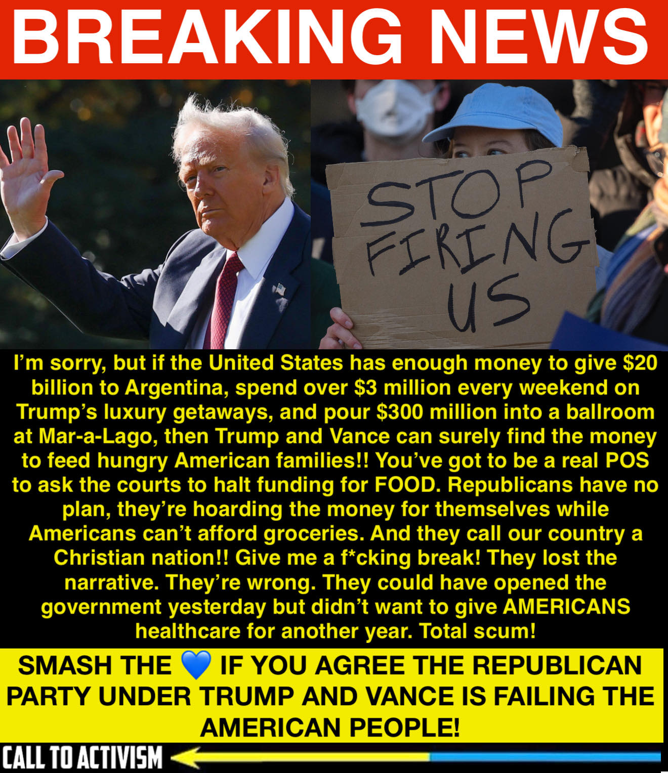 🚨BREAKING: Trump and Vance REFUSE to... - CALL TO ACTIVISM | Facebook