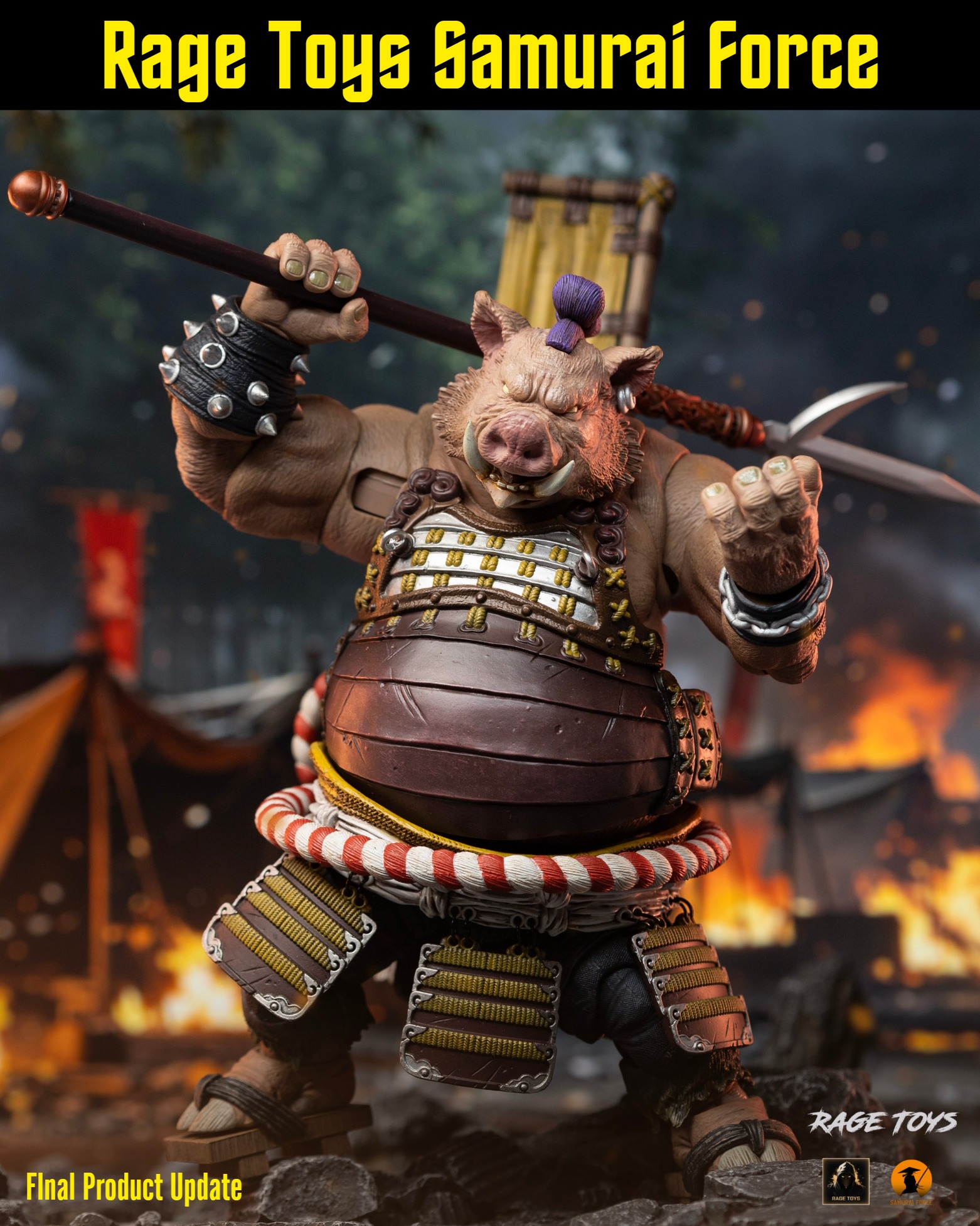 Update: Rage Toys Samurai Force – Gullinbursti】The final product