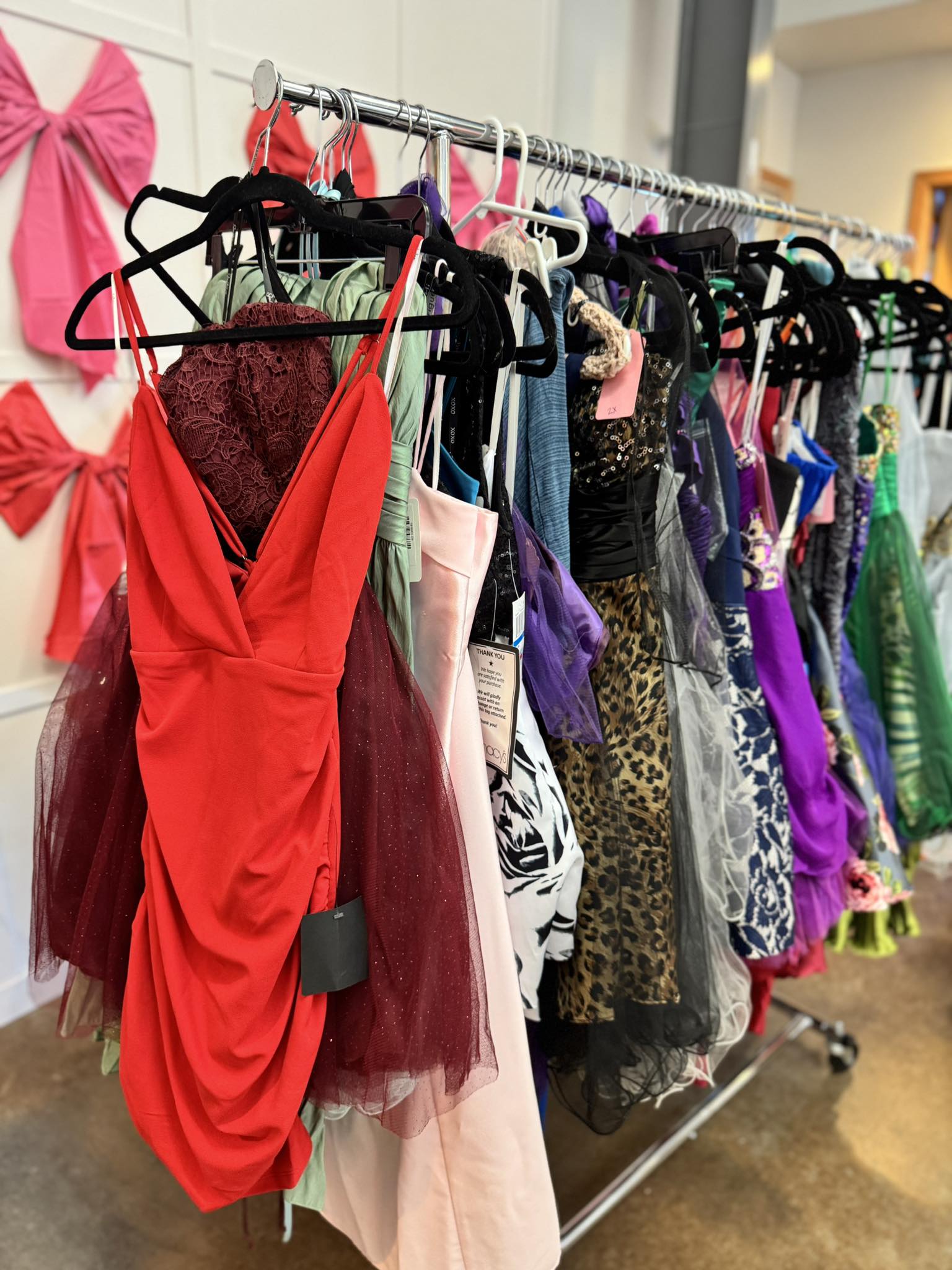 Free dress rentals at Thistle and Thread Boutique