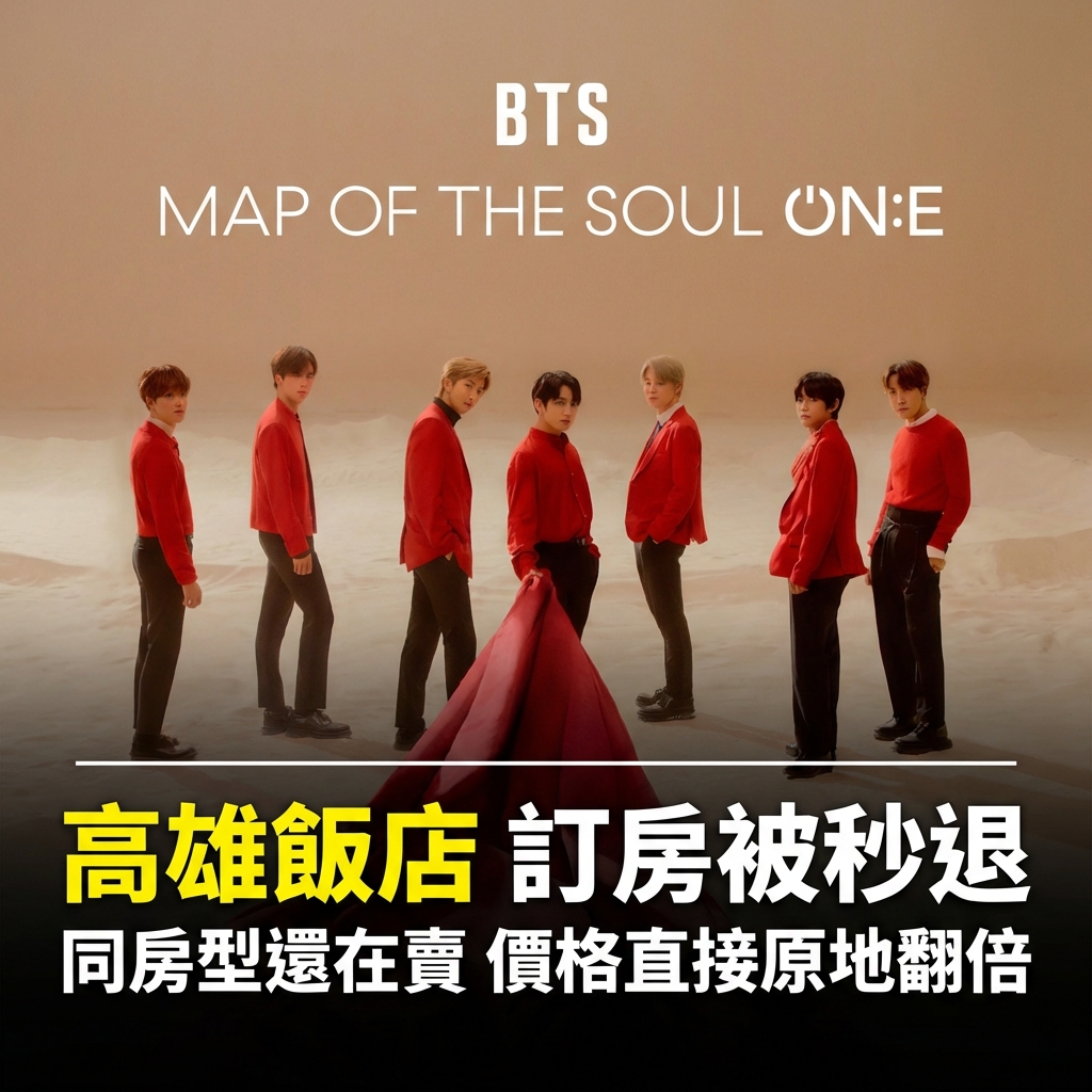 我是高雄人 - 扯‼️為了看BTS手刀搶房，半個月後竟收到「訂單取消」通知... | Facebook