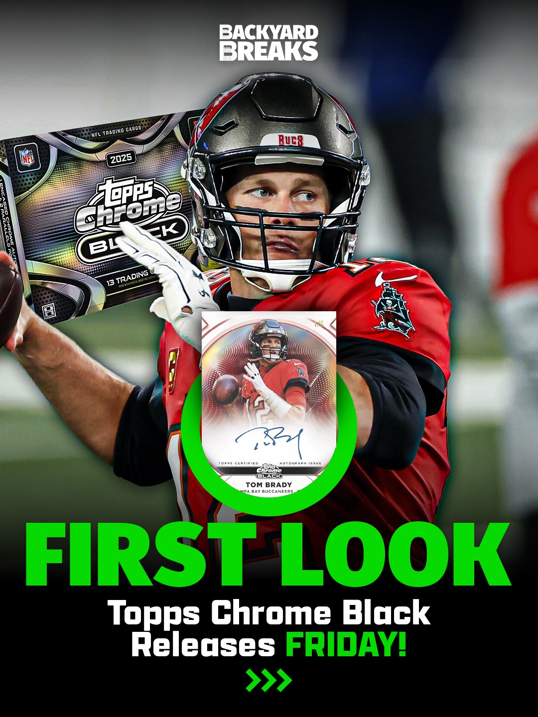 Take a gander at the ALL-NEW Topps Chrome Black Football