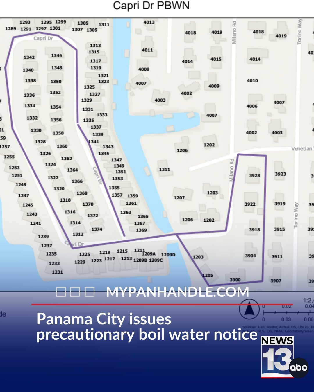 WMBB News 13 - The City of Panama City has issued a boil... | Facebook
