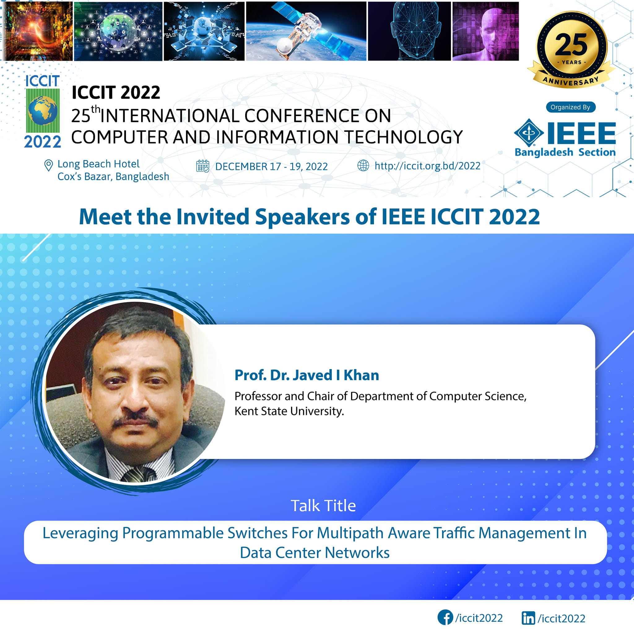 IEEE - Meet the Invited Speakers of IEEE ICCIT 2022 organized by IEEE ...