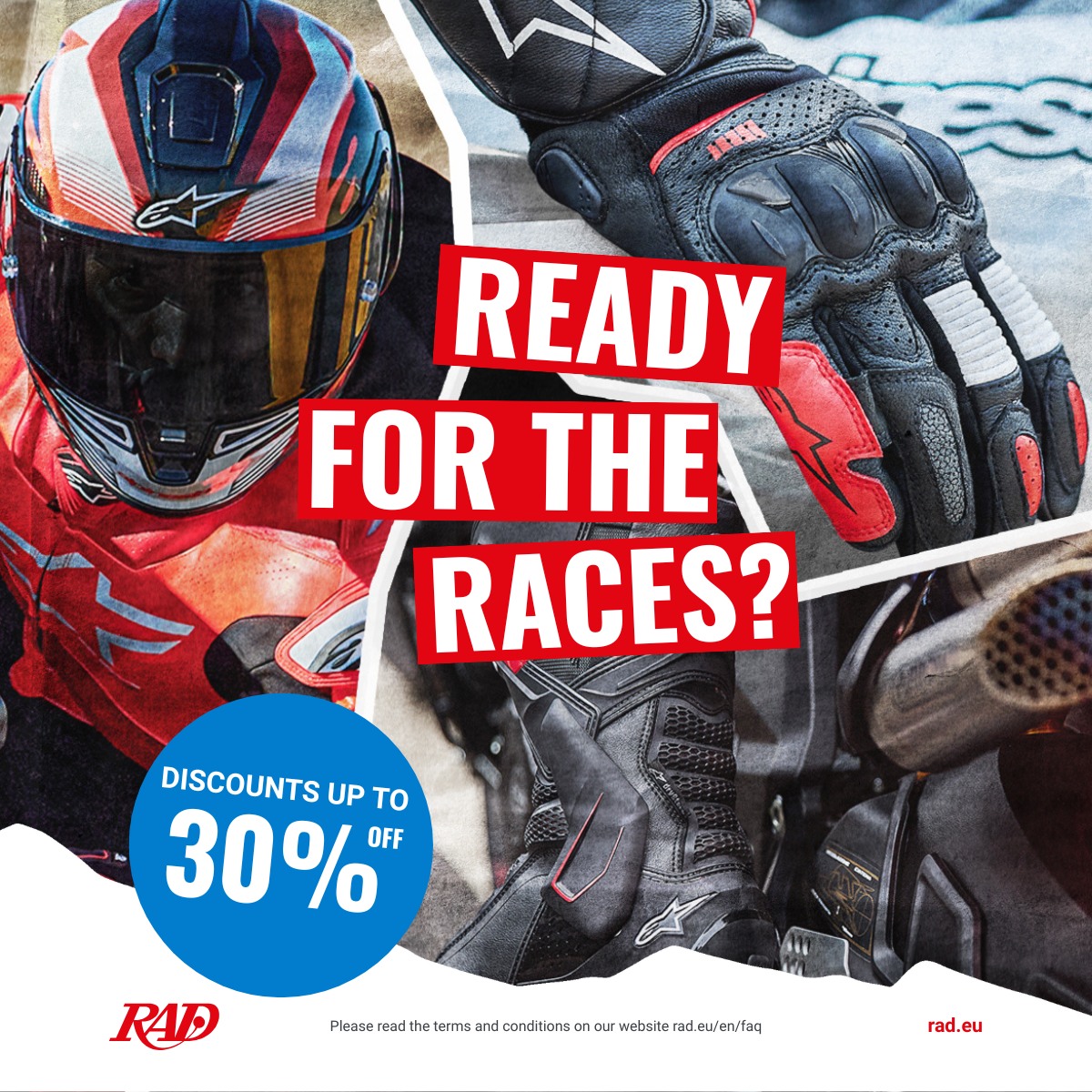 RAD - 🏍️ Ready for the new MotoGP season? 🏍️ Get 15% off... | Facebook