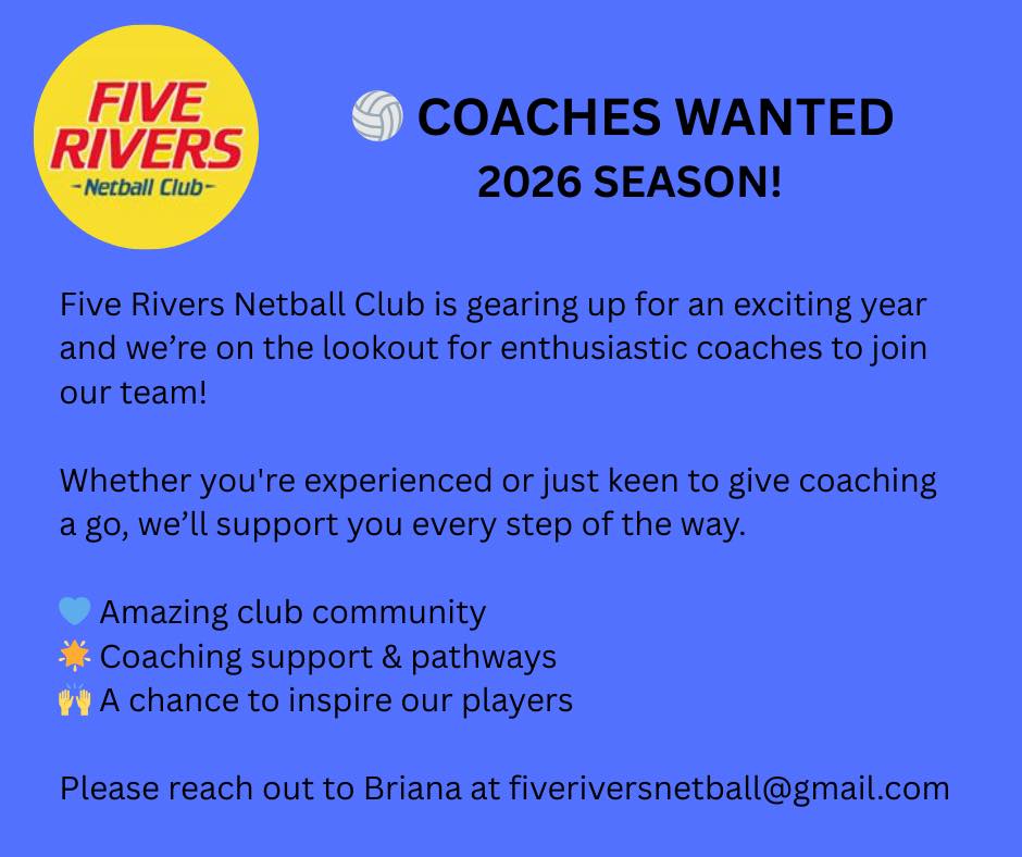 Five Rivers Netball Club Inc. | Mudgeeraba QLD