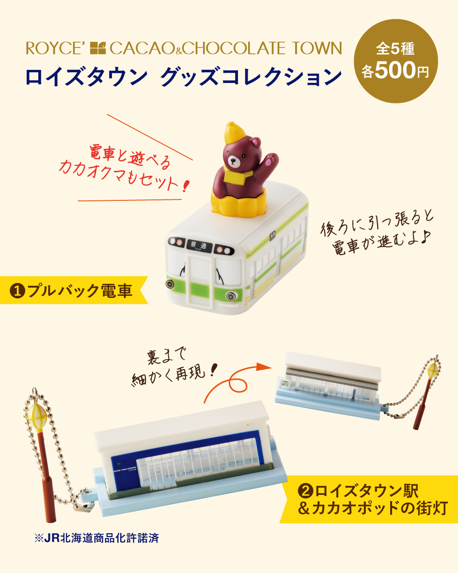 ロイズカカオ＆チョコレートタウン限定】 カプセルトイ「ロイズタウン