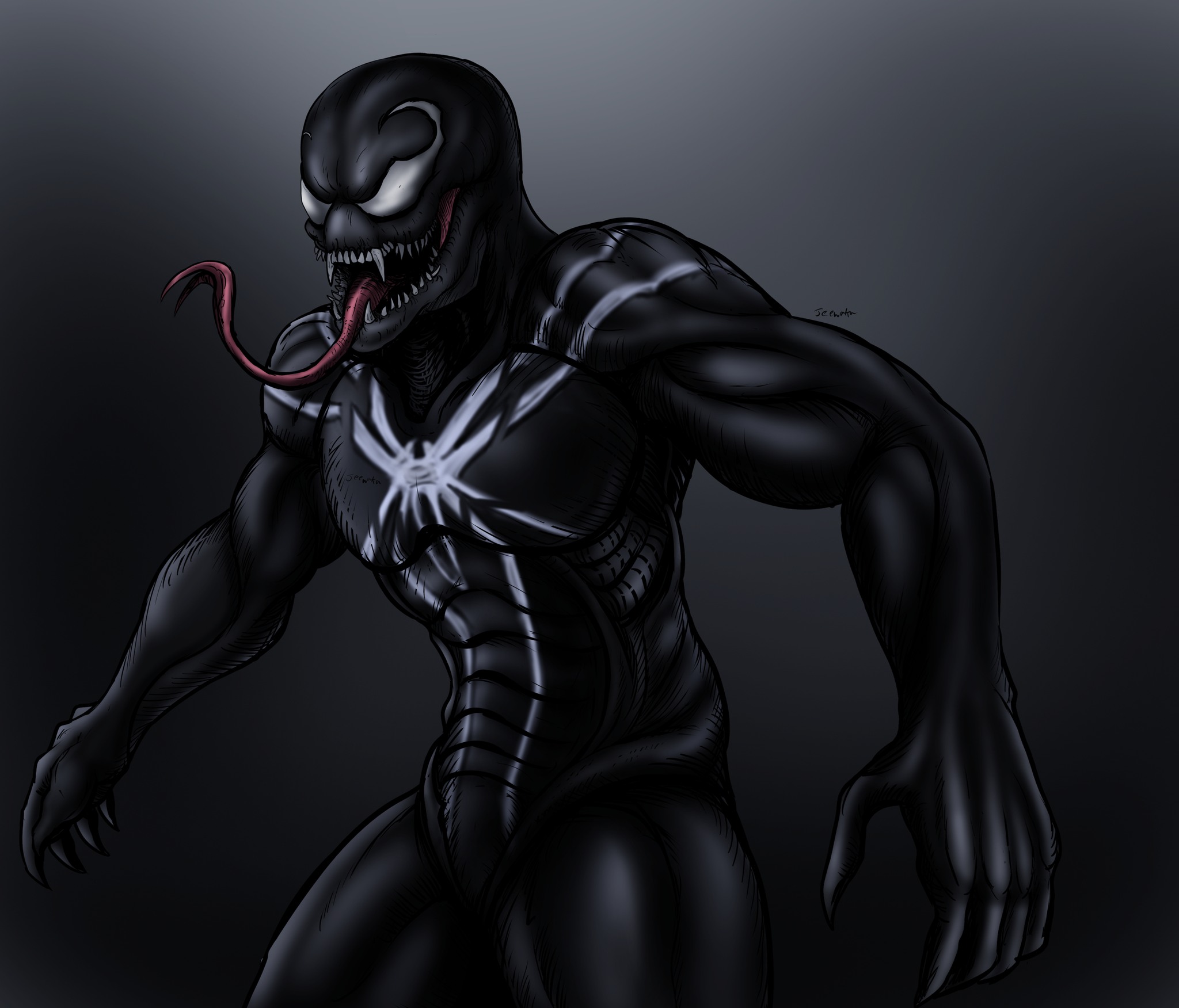 Venom fan Art #venom #marvel #Spiderman