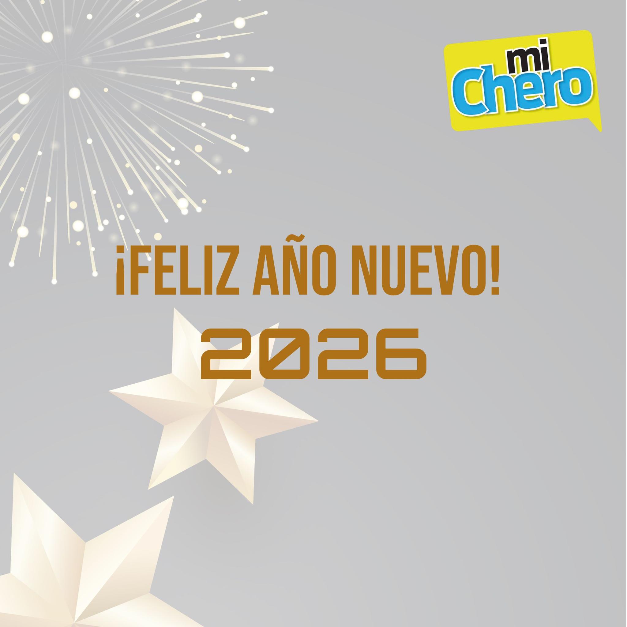 Mi - Feliz y próspero 2026 a toda la cherada!!! | Facebook