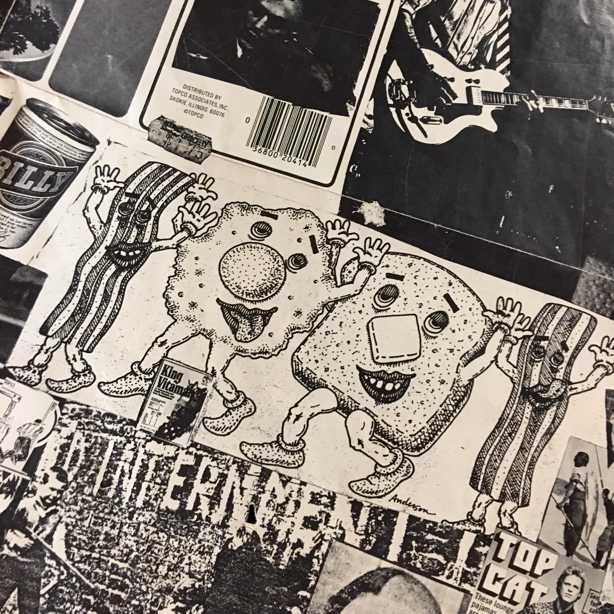 Original Dead Kennedys LPs. Fresh Fruit with unauthorized orange