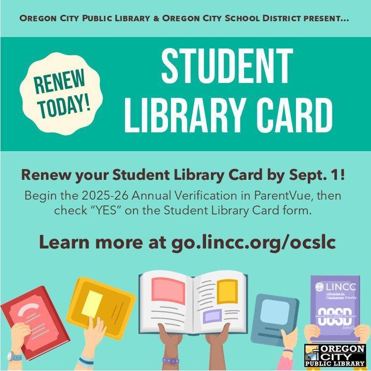 Oregon - Calling all Student Library Card users! Make sure to renew ...