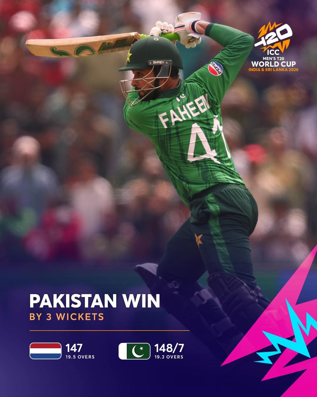 ZBC News Online - PAKISTAN got their ICC Men’s T20 World... | Facebook