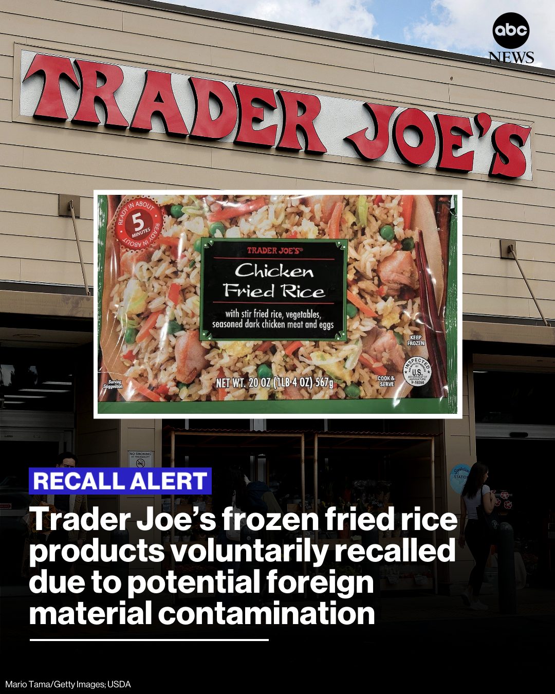 ABC - Millions of Trader Joe's frozen fried rice products are being ...