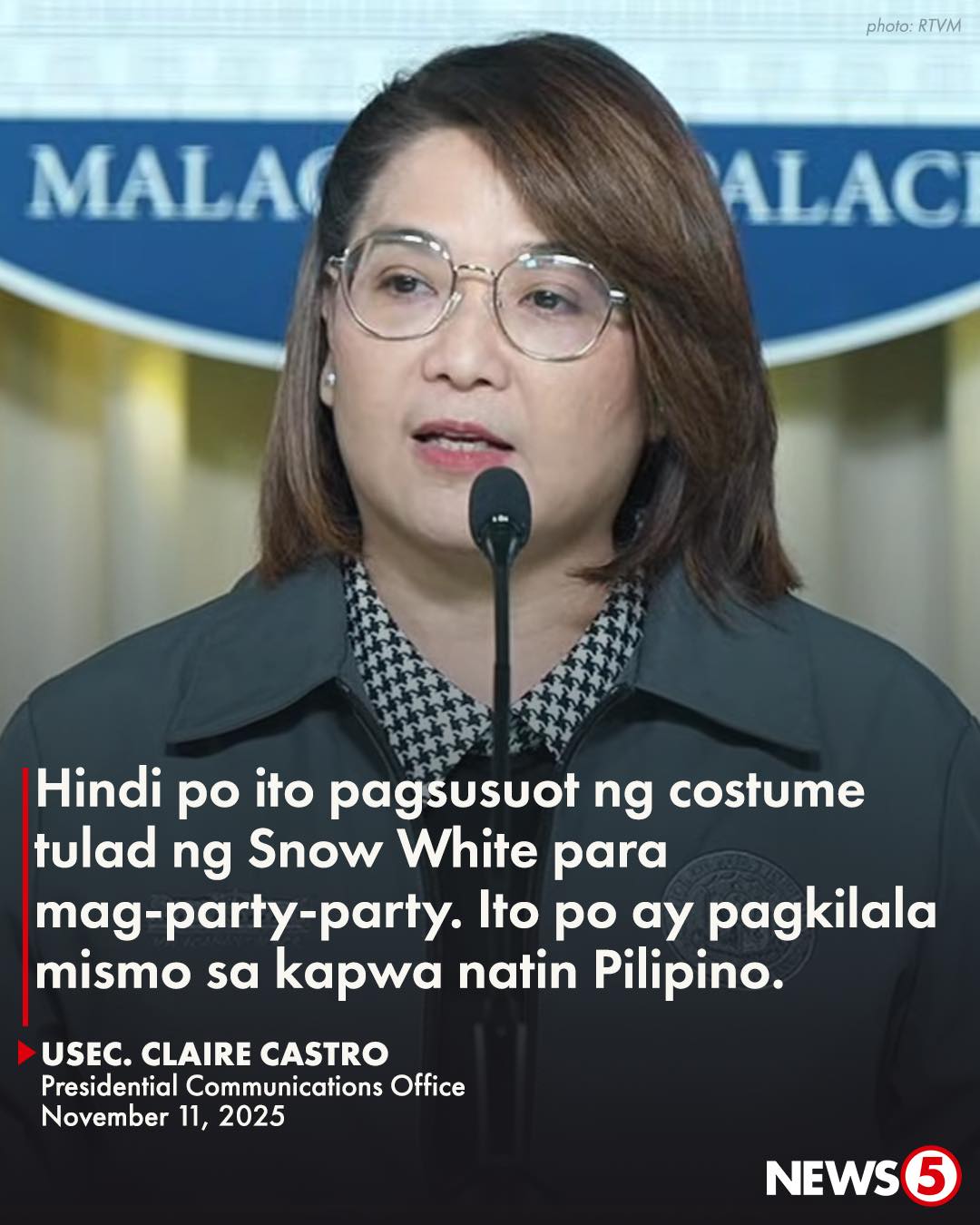 News5 - PAGDALO NI FL LIZA MARCOS SA CONCERT SA GITNA NG... | Facebook