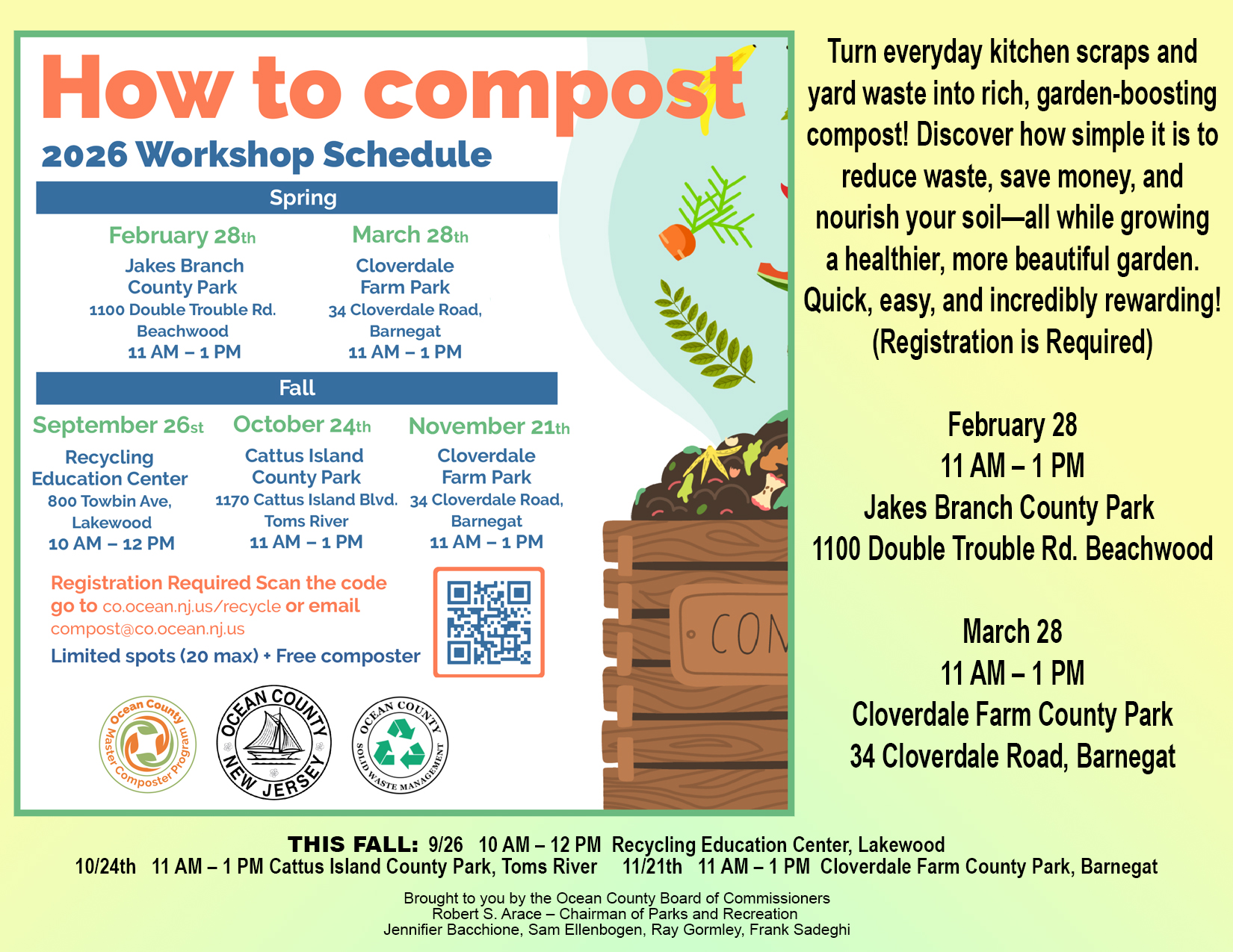 Ocean - At Jakes Branch County Park tomorrow: HOW TO COMPOST 2026 Turn ...