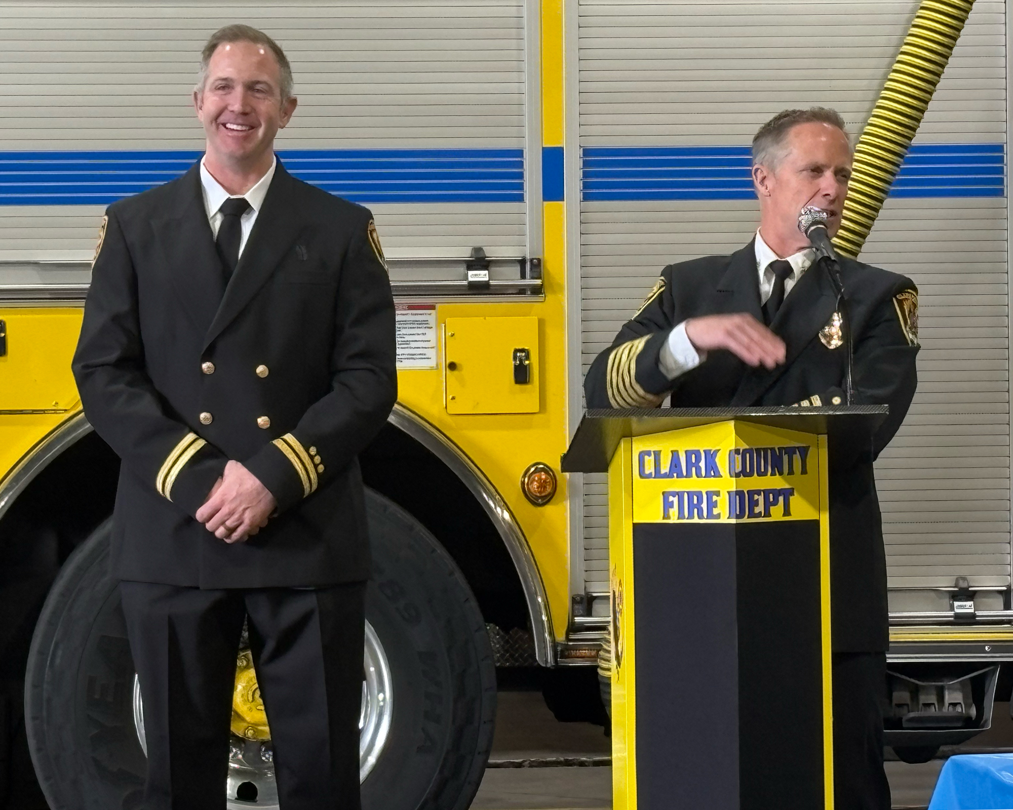 Clark - Congratulations to newly promoted Battalion Chief, Justin ...