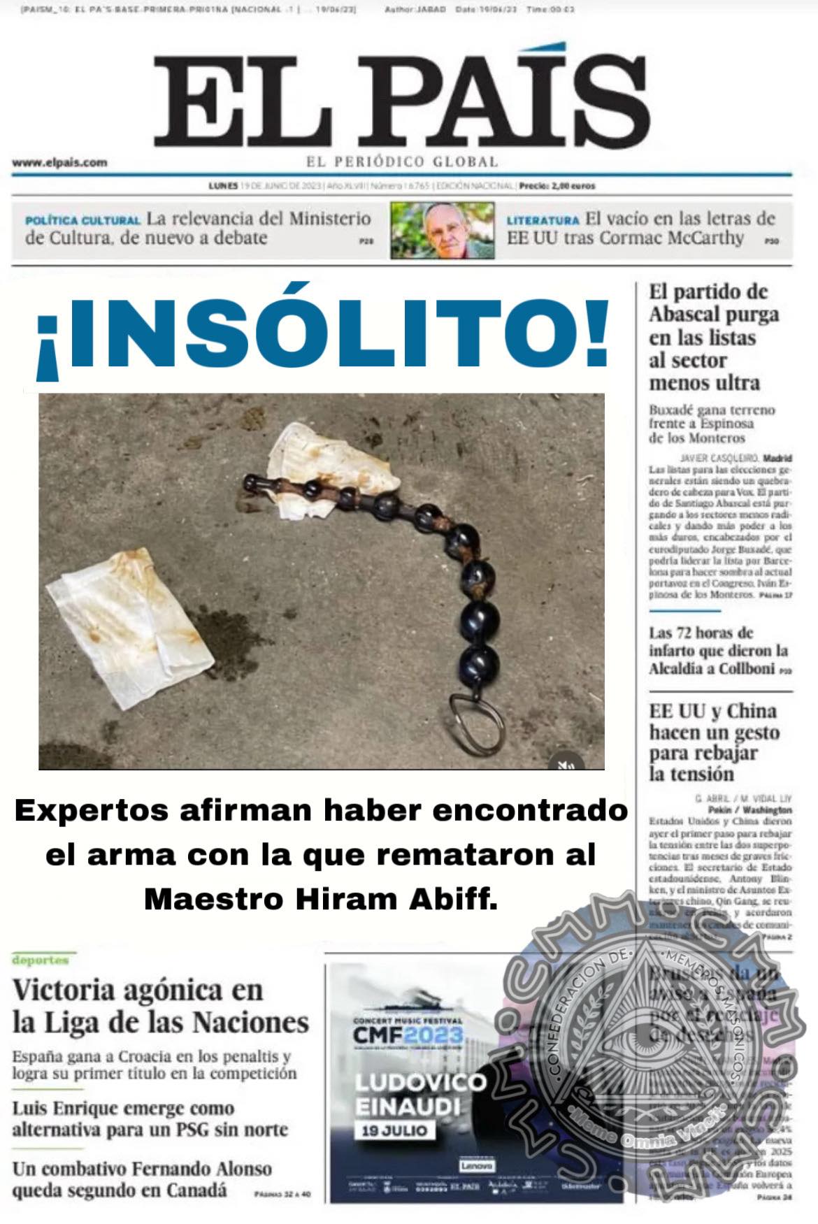 Confederación - ¡Increíble pero cierto! Expertos en masonería y en ...