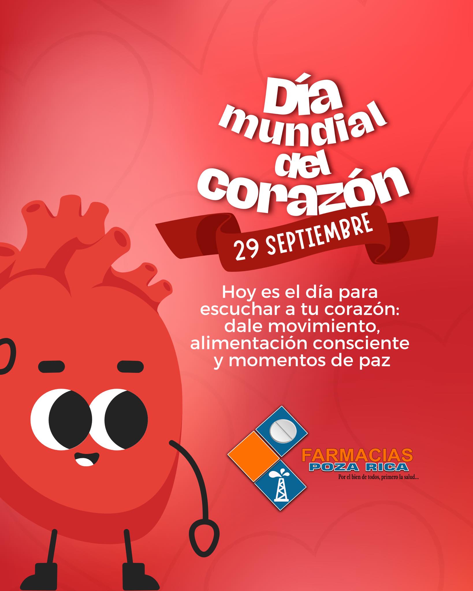 Farmacias - 💓 Hoy celebramos el Día Mundial del Corazón 💓 Cuidar de tu ...