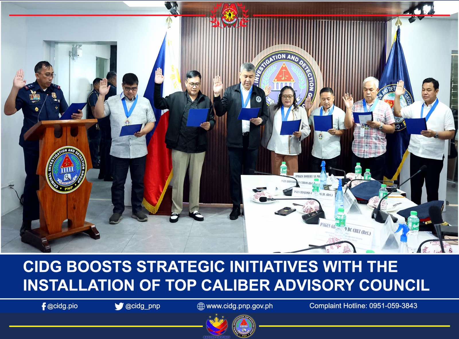 Criminal - CIDG BOOSTS STRATEGIC INITIATIVES WITH THE INSTALLATION OF ...