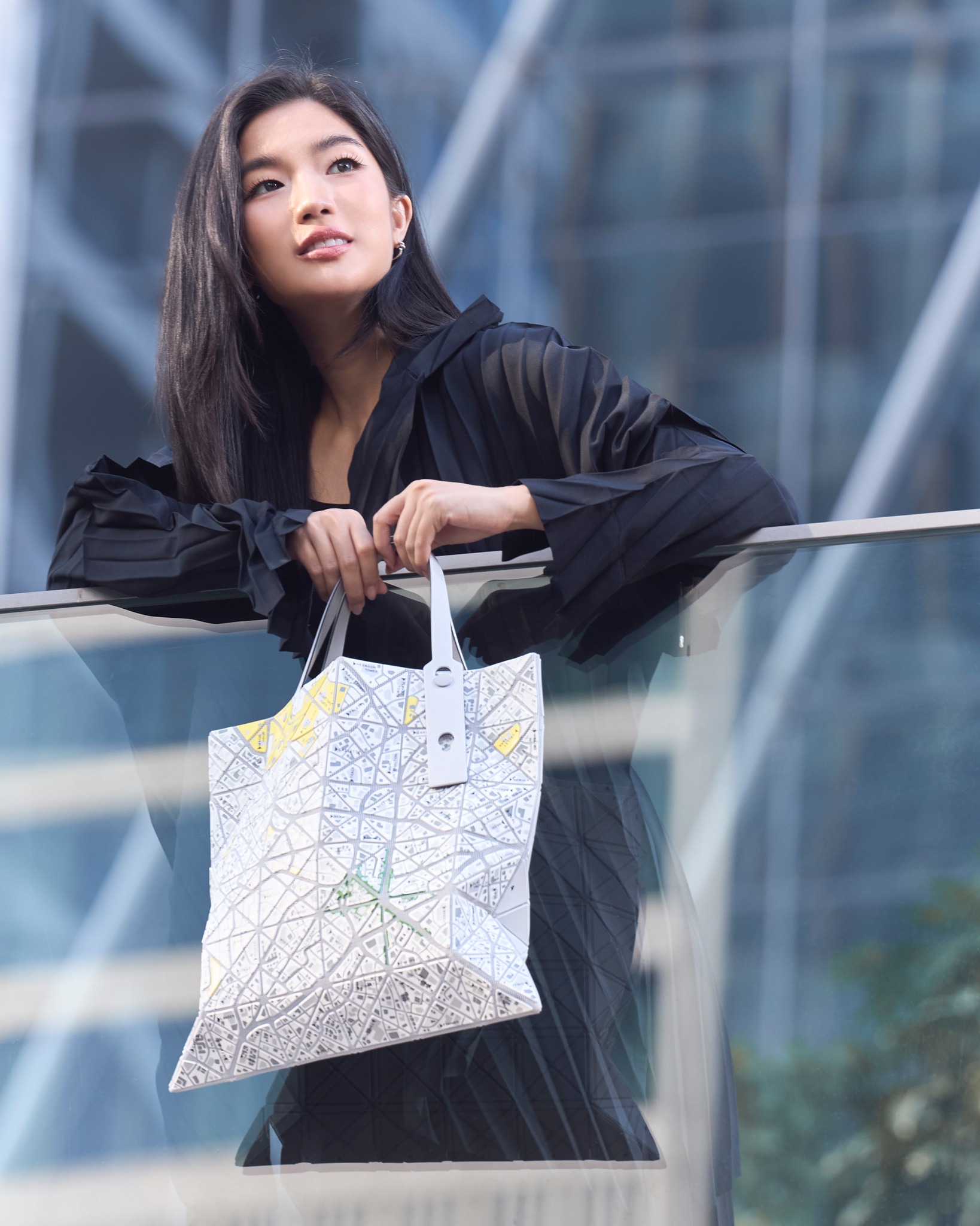 Shoulder Bag Issey Miyake Baobao Jp Grab The “MAP” And “TAKEOFF 