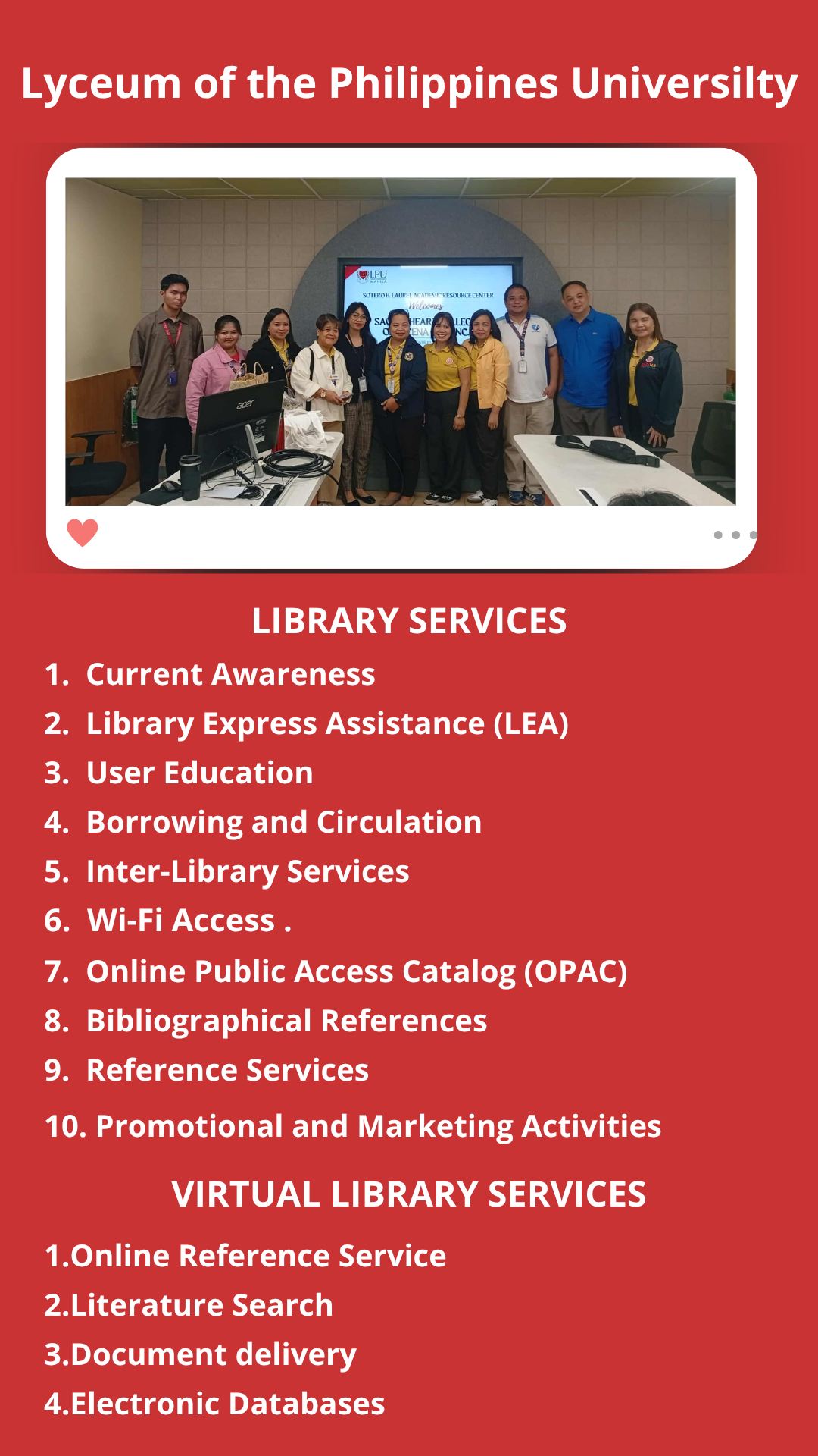 Sacred Heart College of Lucena City, Inc. - LIBRARY | Lucena