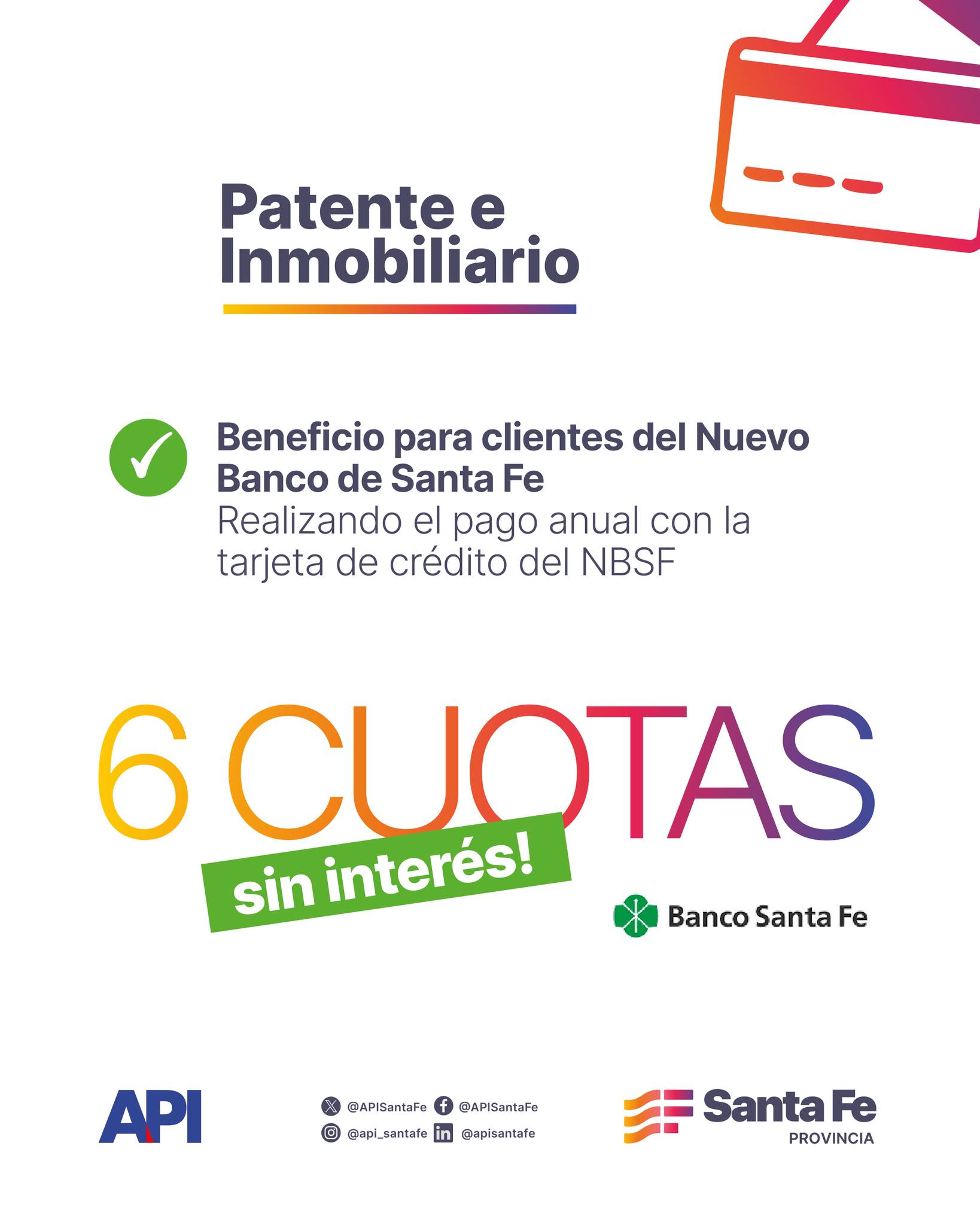 API Santa Fe - PAGO TOTAL ANUAL Podés realizar el pago... | Facebook