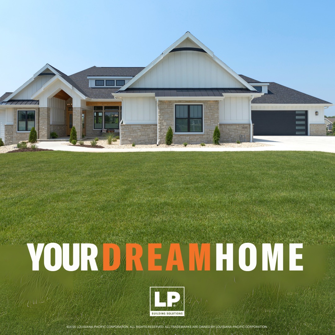 LP Building Solutions for Homeowners - Cedar accents paired with olive ...