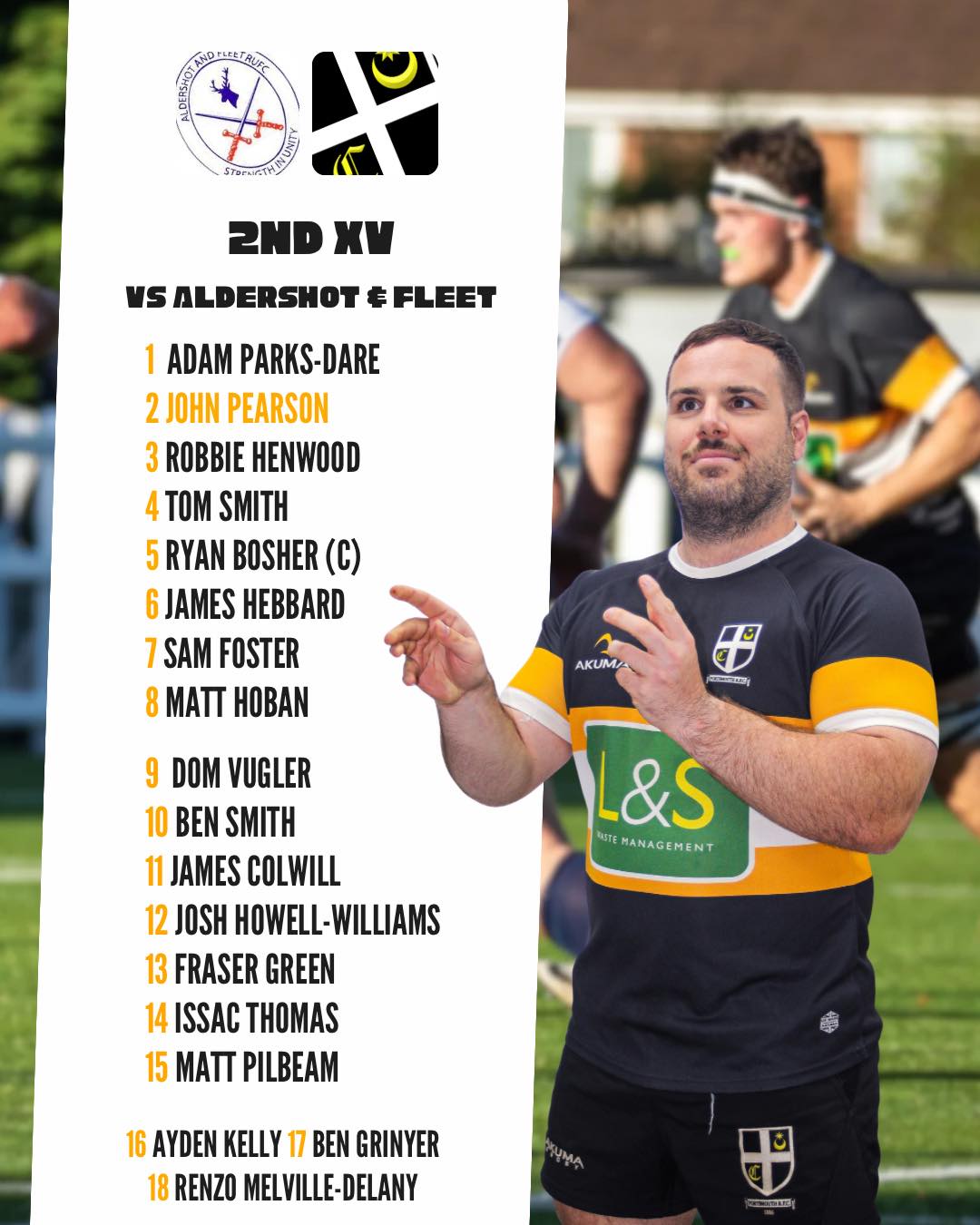 📢 TEAM NEWS 📢 Bringing... - Portsmouth Rugby Football Club | Facebook