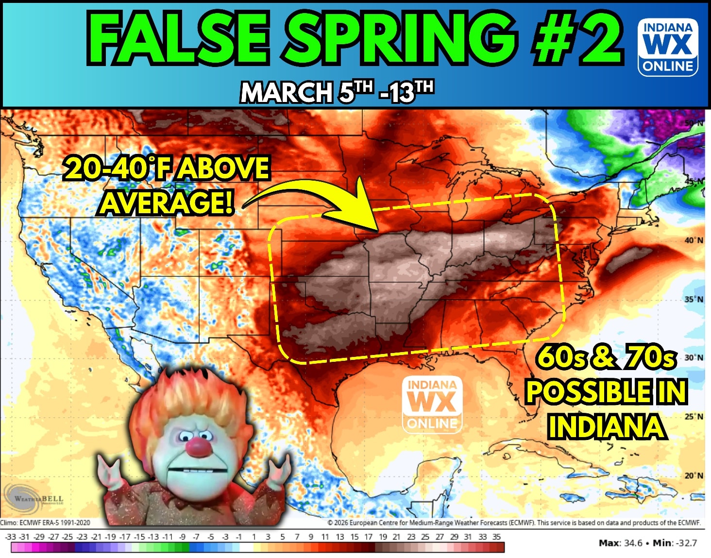 📣False spring 2 is trending our... - Indiana Weather Online | Facebook