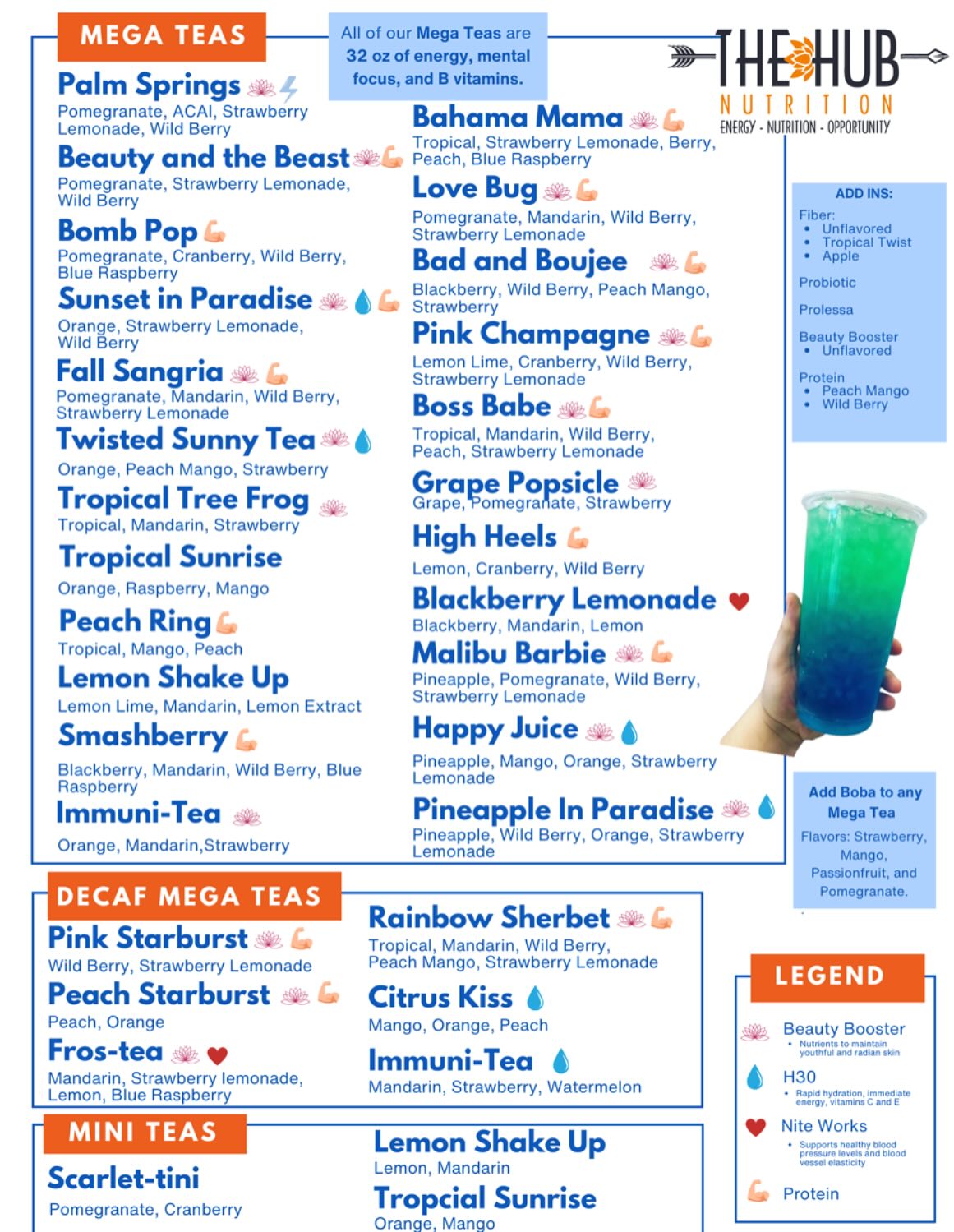 The Hub - 🚨🍹 NEW TEA MENU ALERT! 🍹🚨 Get ready, Hub fam—the brand new ...