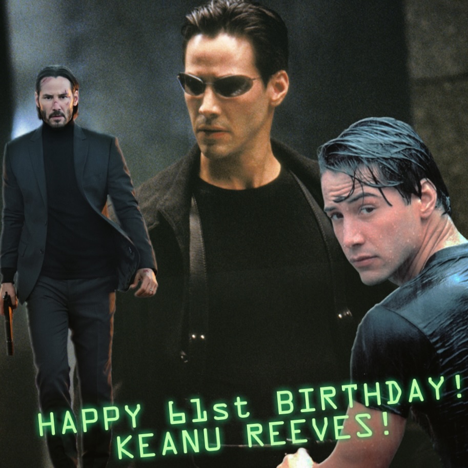 Preserved - Happy 61st Birthday to Keanu Reeves! In every decade of his ...