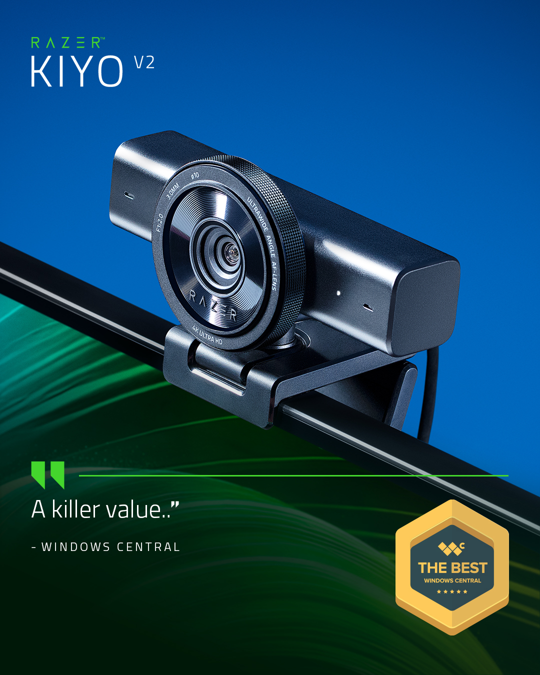 Razer - Windows Central ยกย่อง Razer Kiyo V2... | Facebook