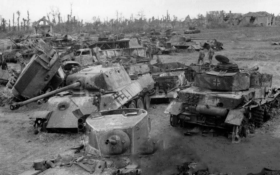 TankHistoria - The fields and suburbs around Caen became one of the ...