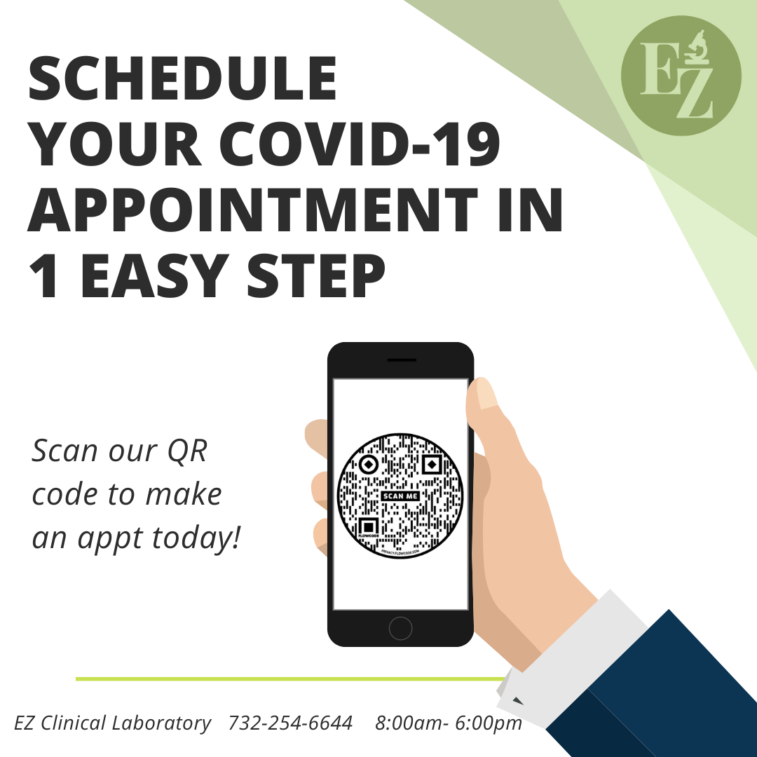EZ - Scheduling your COVID-19 test is easier than ever! Scan our QR ...