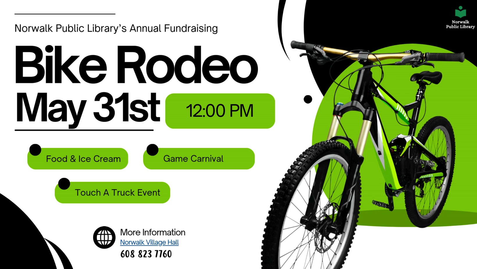 Annual Bike Rodeo Fundraiser - Norwalk Public Library