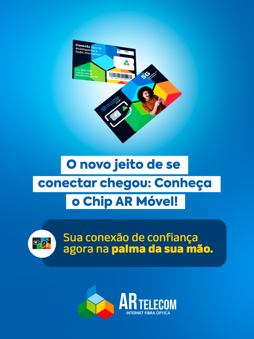 AR Telecom - 🚨 É oficial! Agora a AR Telecom vai com você... | Facebook