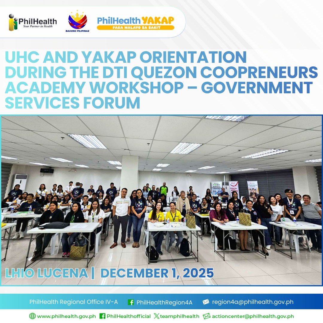 The Local Health Insurance... - PhilHealth Regional Office 4A | Facebook