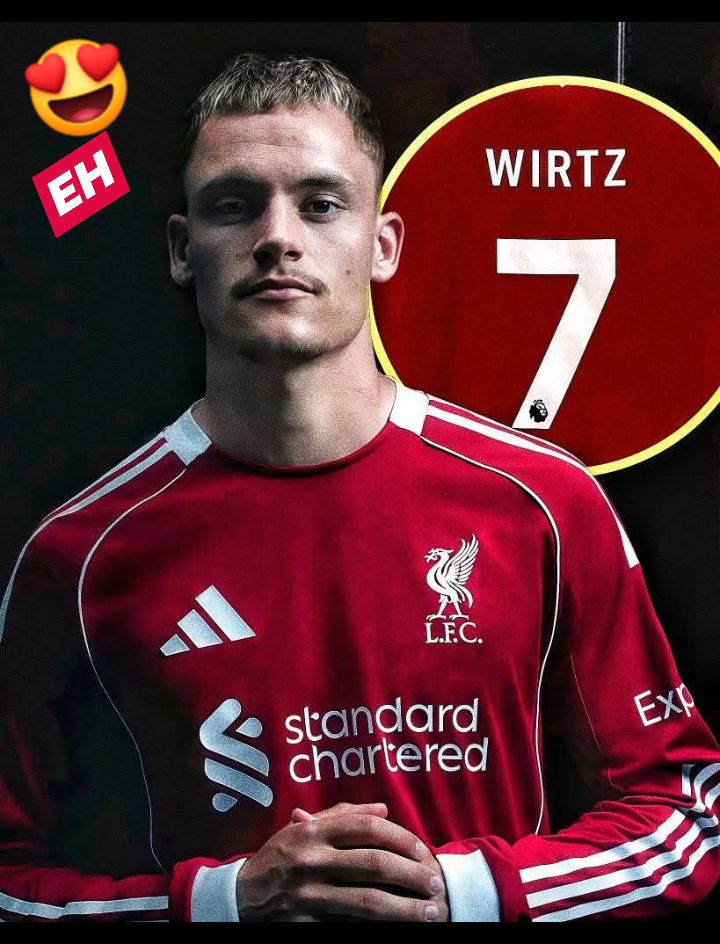 Florian Wirtz is officially Liverpool new number 7.