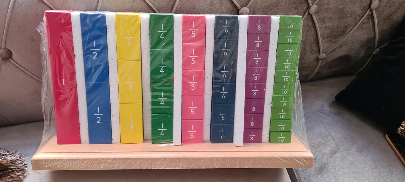 The colourful fraction... - Doha Montessori Shop | Facebook
