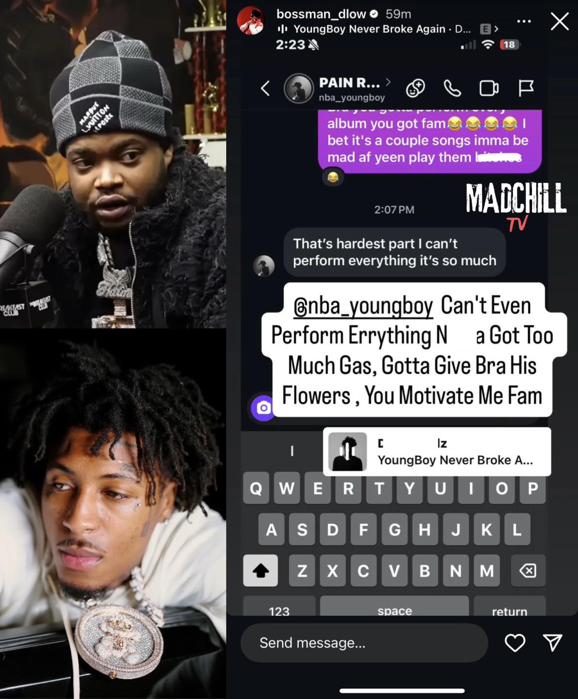 HipHop Wave - Bossman Dlow DMs NBA YoungBoy giving him his... | Facebook