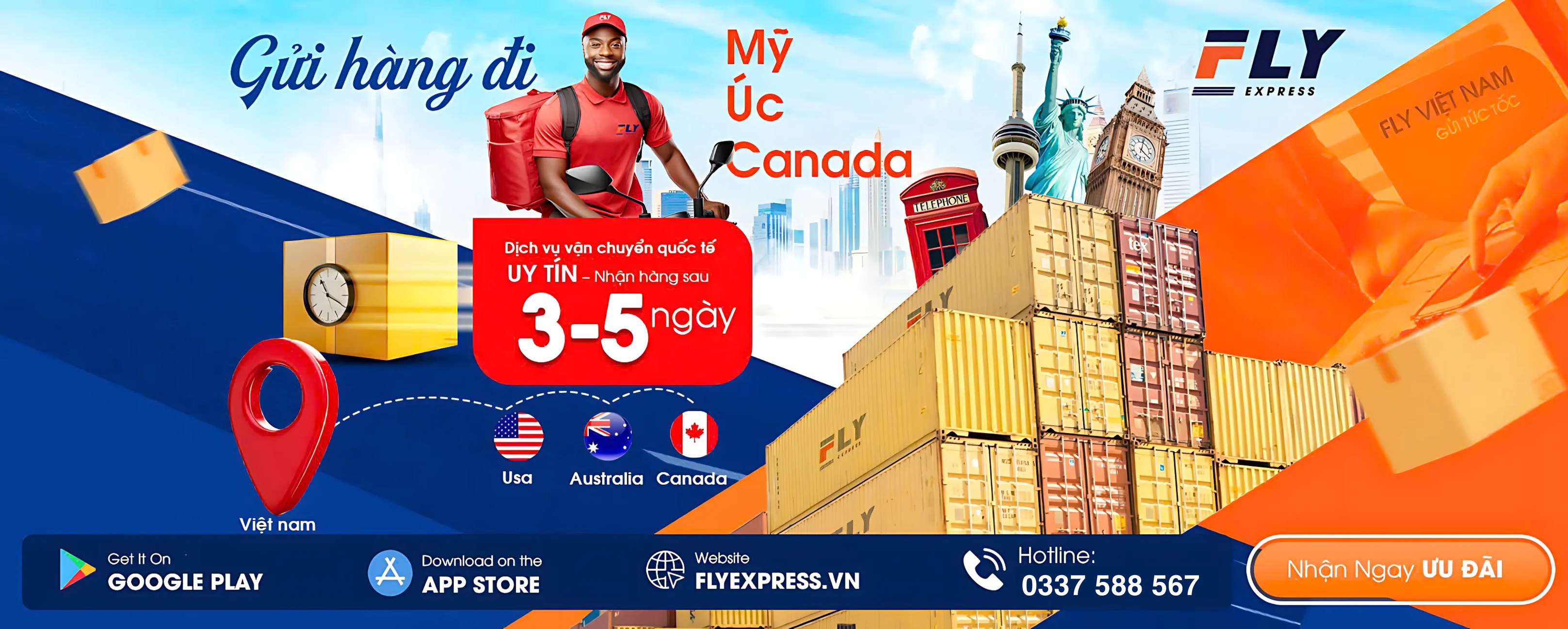 FLY Express - Gửi hàng Quốc Tế | Ho Chi Minh City