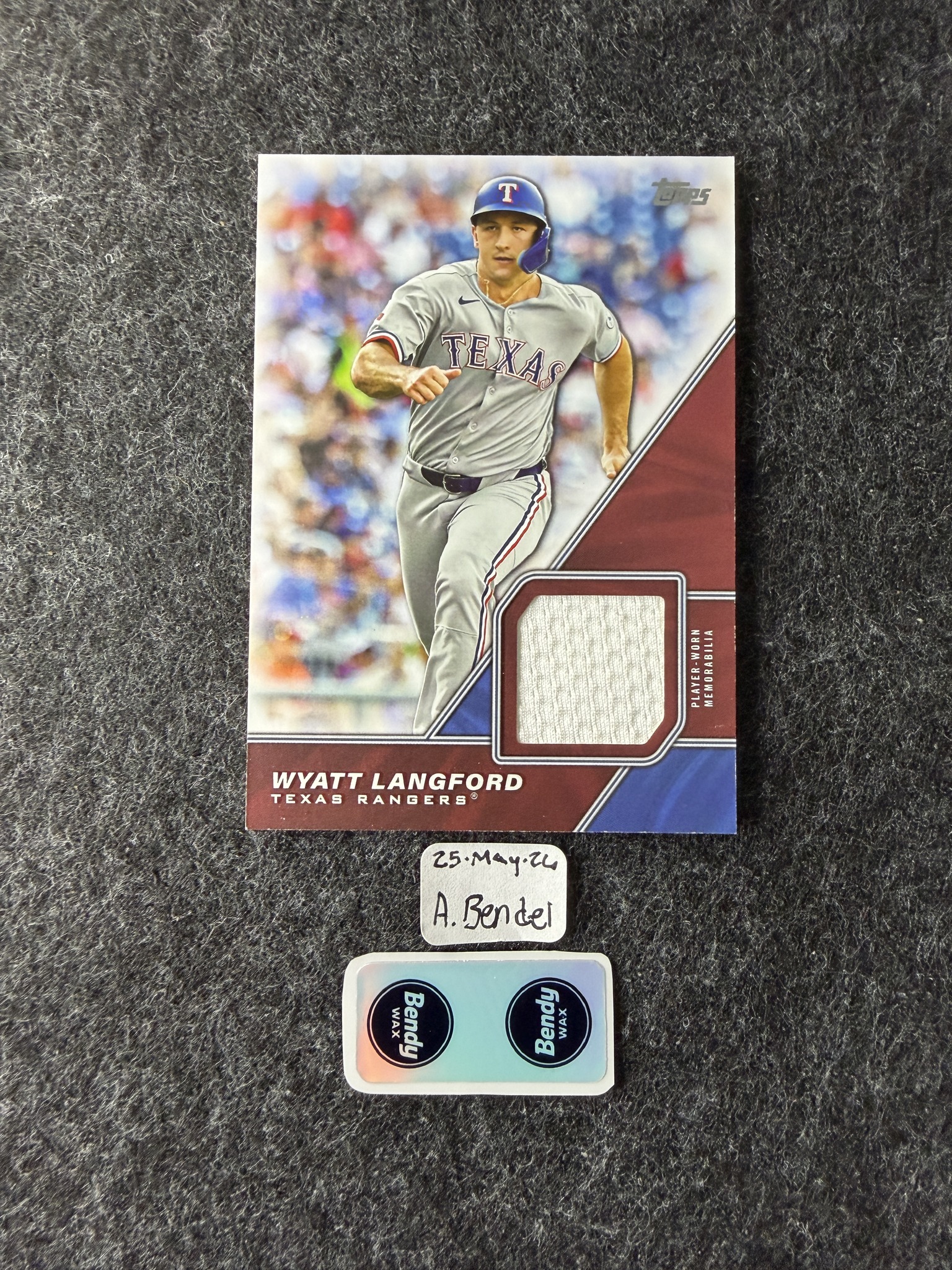 topps WYATT LANGFORD シリアルナンバー19/25 Wyatt Langford player 