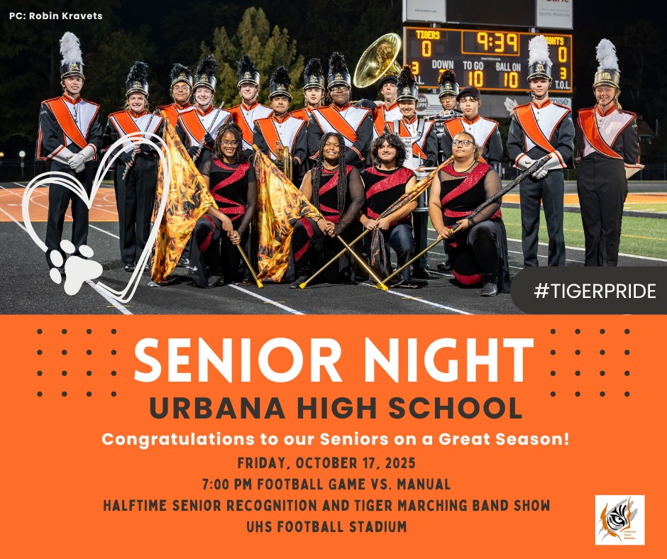 Urbana - UHS SENIOR NIGHT: Congratulations to our Urbana High School ...